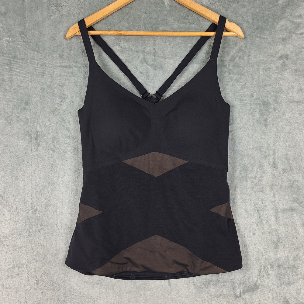 Honeylove Liftwear Cami Tank Top 1X Shapewear Wireless Bra Comfort Compression